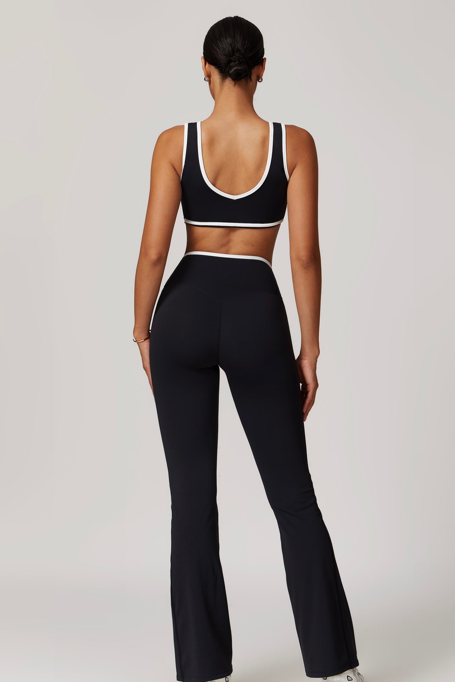 CrushU crossover high-waisted gym&yoga leggings set