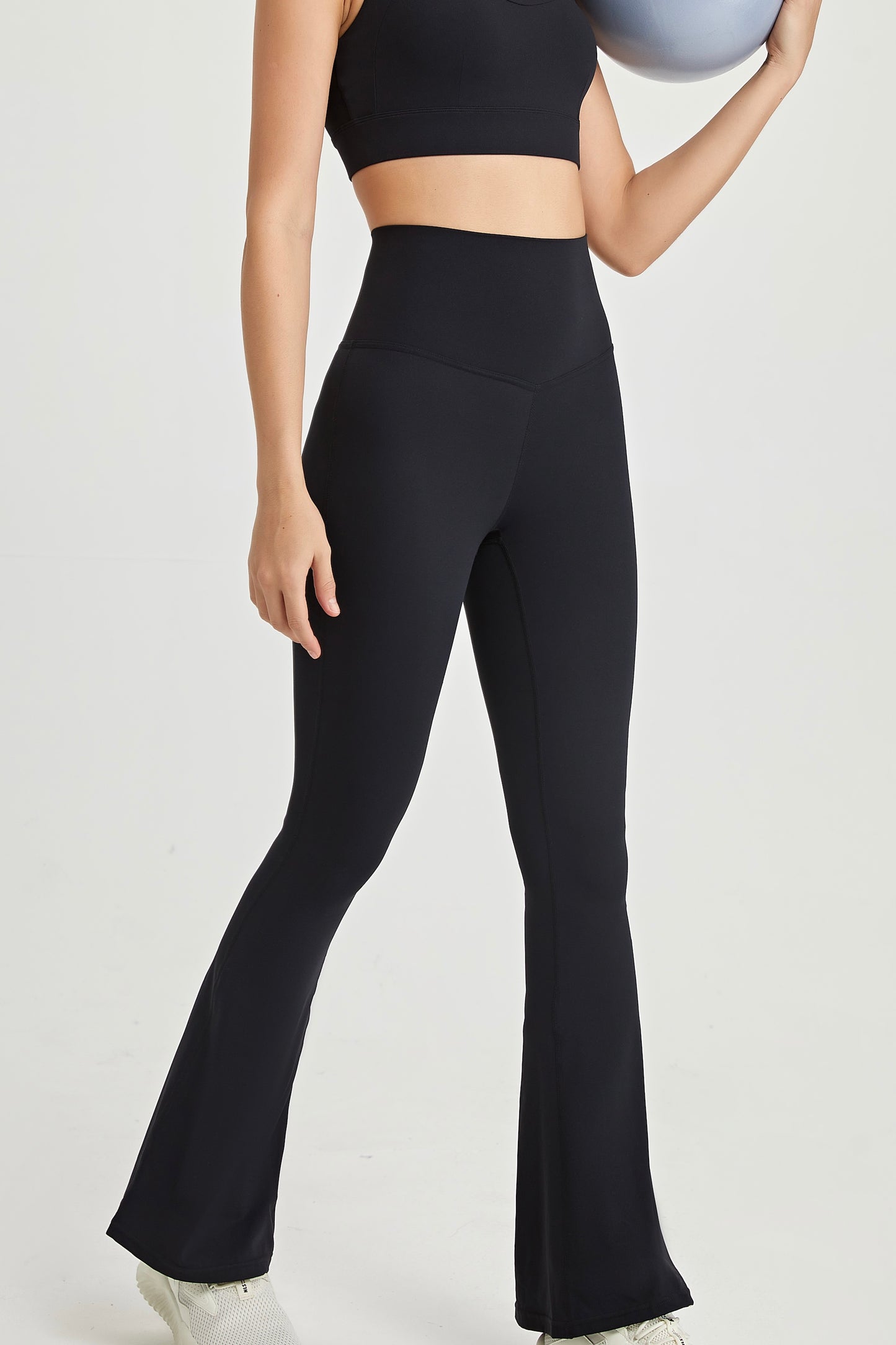 High Waisted High Stretch Yoga Skinny Flare Pants