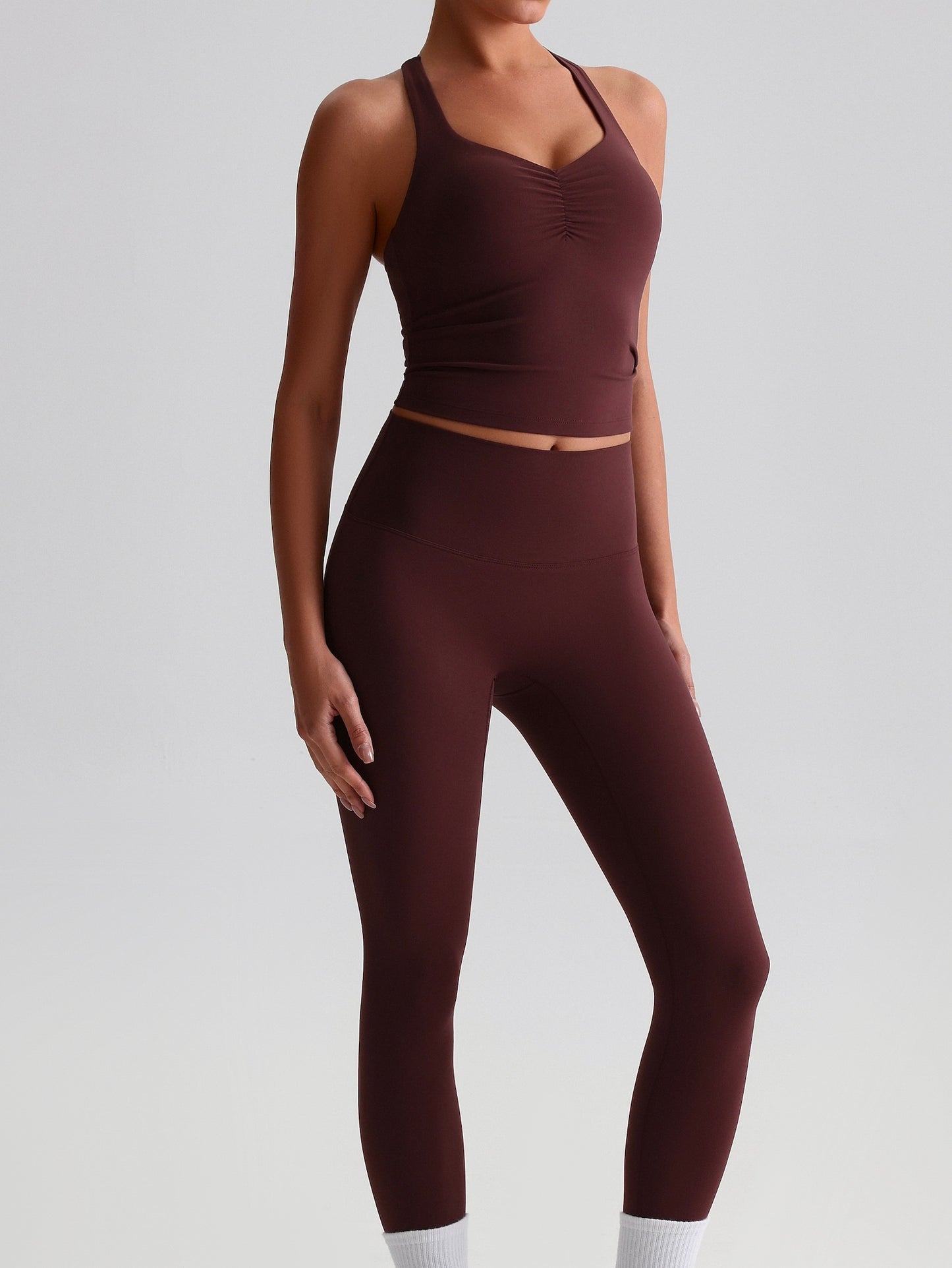 iTOUCH Hip Lift Hanging Tank Top&Legging Set