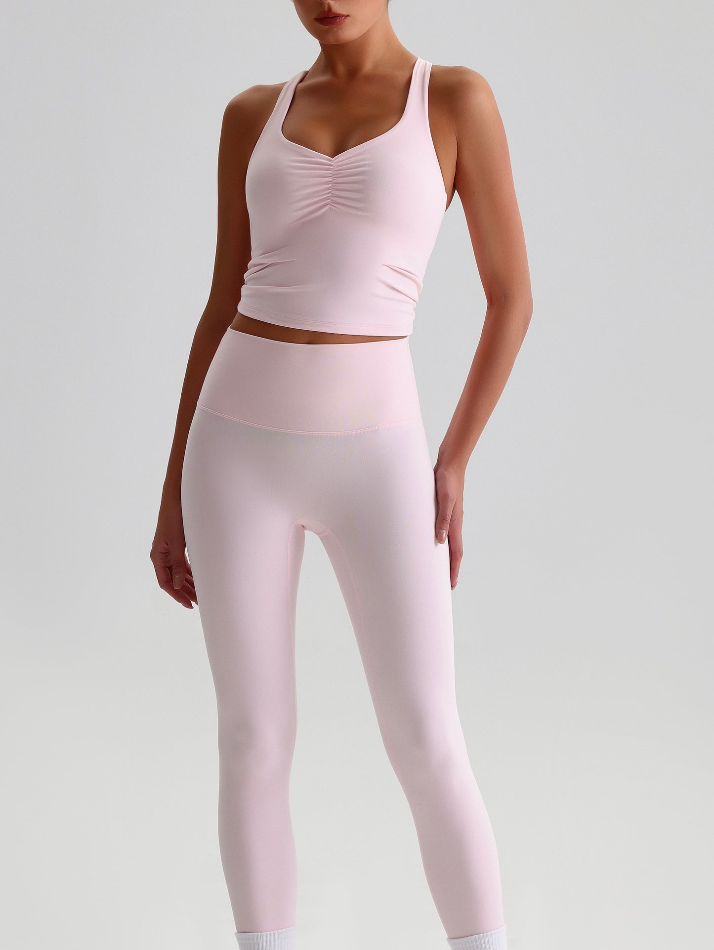 iTOUCH Hip Lift Hanging Tank Top&Legging Set