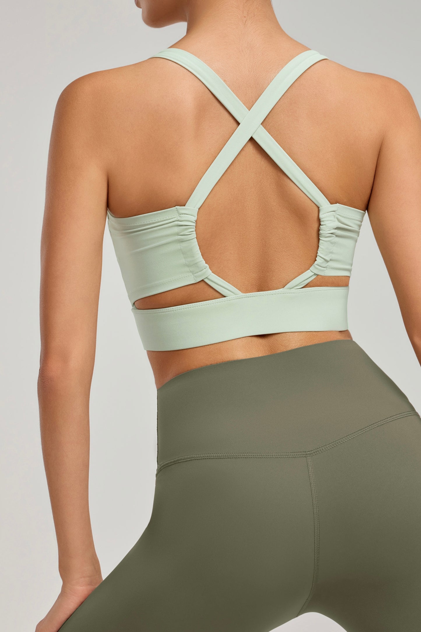 Bra Yoga Ruched Gathered