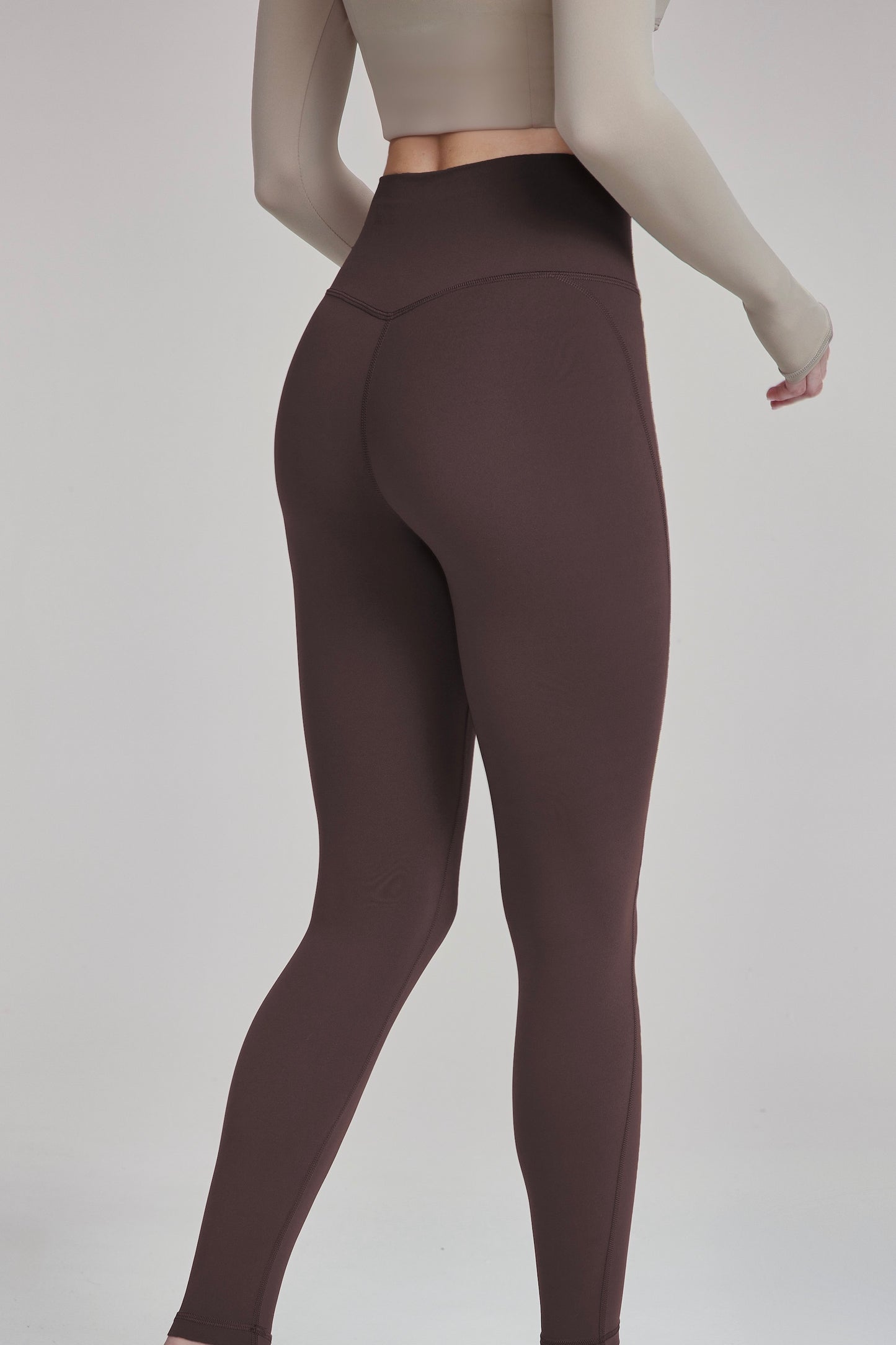 LEGGING Yoga Jalur Reflektif Antimikrob 7a Lycra 7a