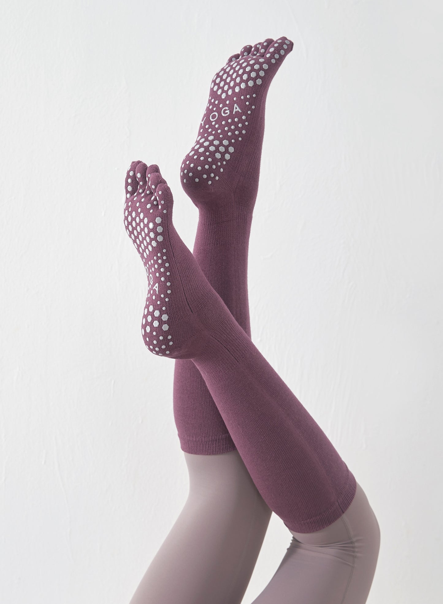 Five Finger Non-Slip Yoga Calf Socks