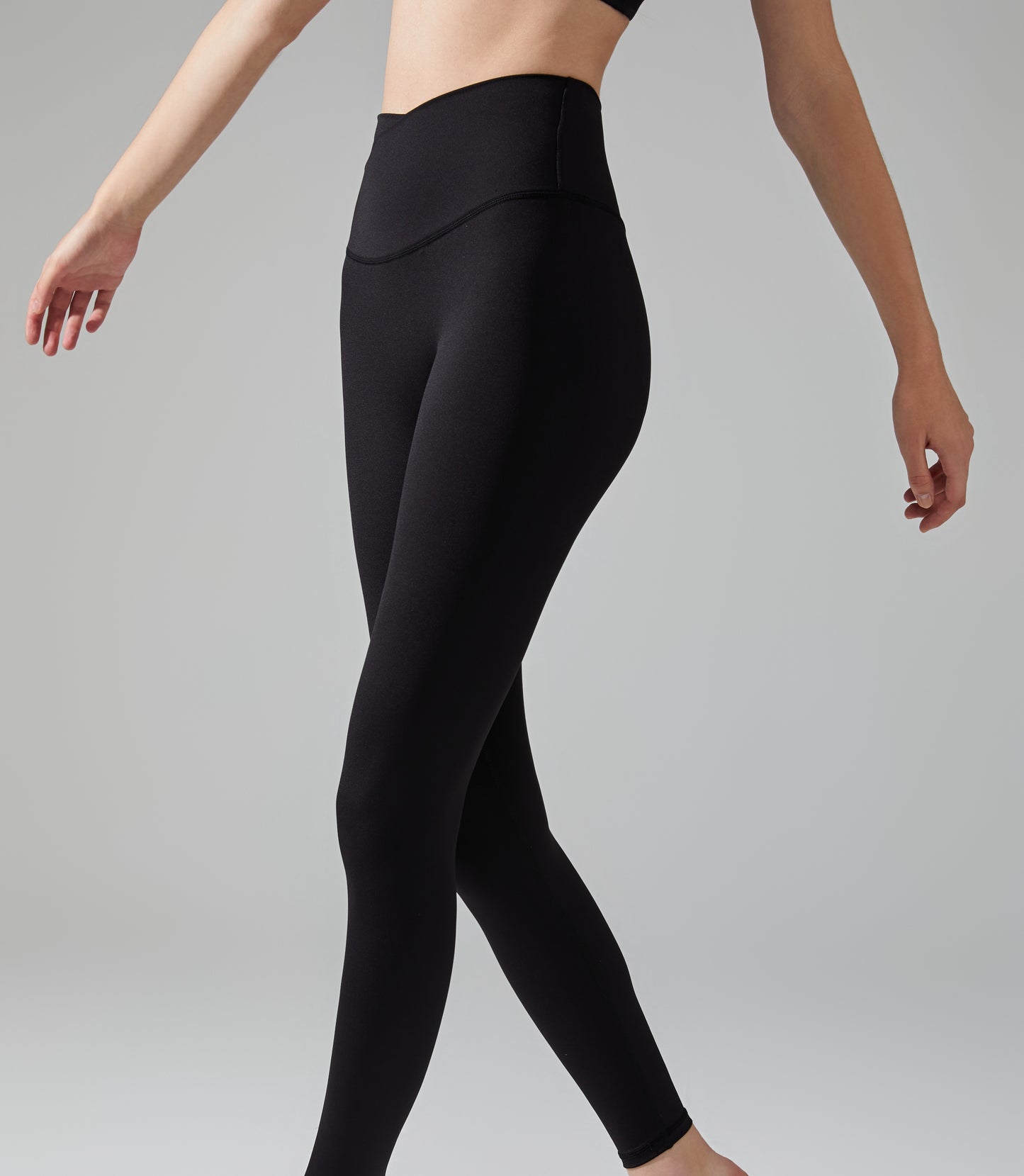 High-waisted&high elastic cross LEGGING tummy tucking&hip lifting