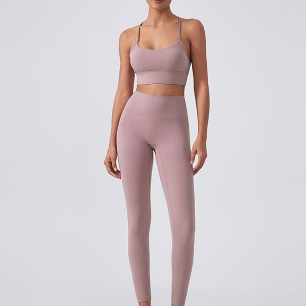 High-waisted Yoga LEGGING with high-elasticity