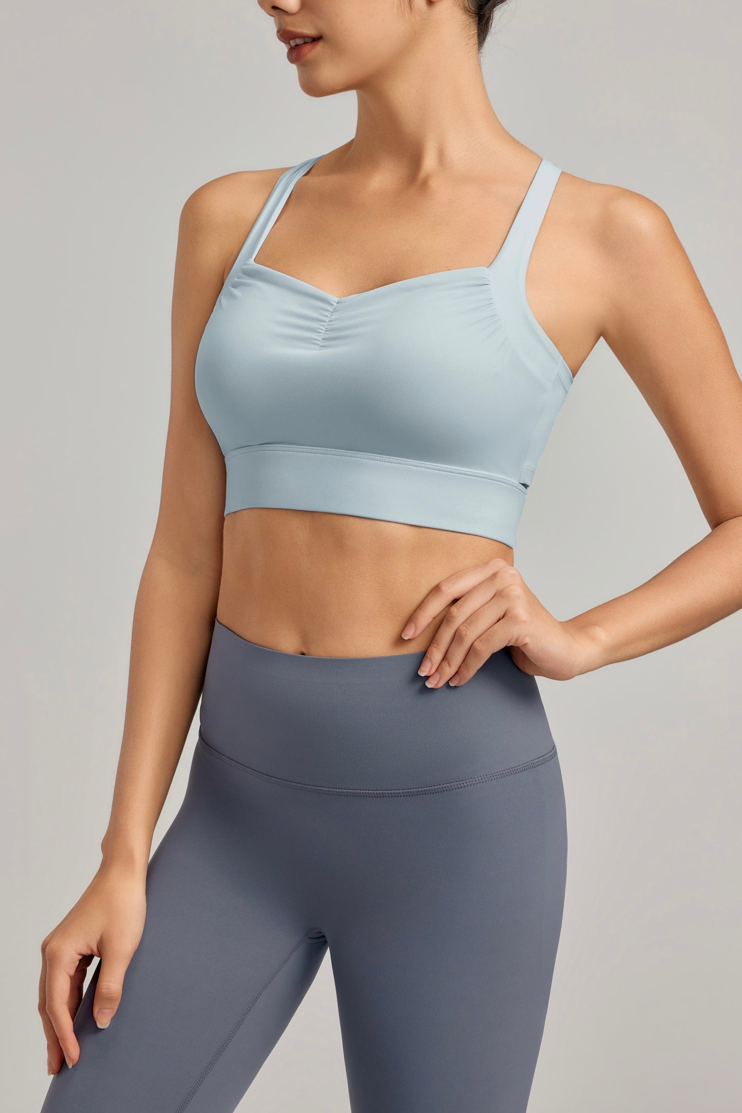 Bra Yoga Ruched Gathered